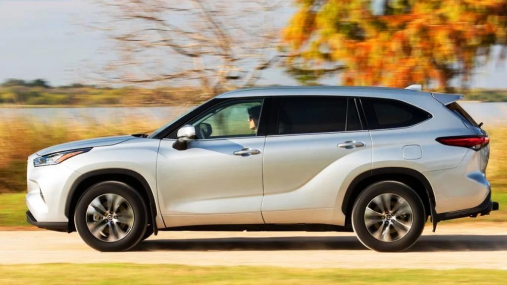 토요타 하이랜더 하이브리드 측면 (출처=토요타)