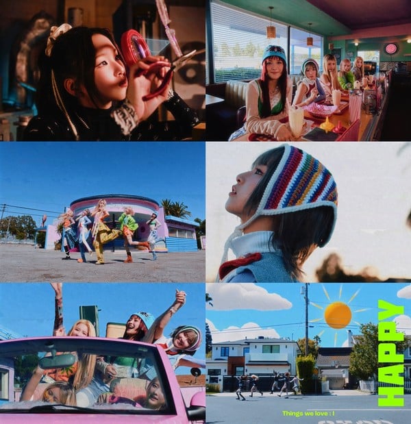 HITGS(힛지스), 美 LA 로케 'HAPPY' M/V 공개! 청량·러블리 매력으로 '팬心 저격'