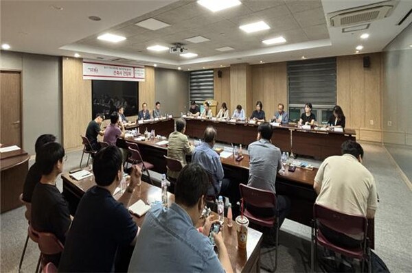 용산구 건축사 간담회 모습(사진제공=용산구청)