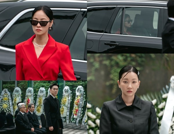 '착한 여자 부세미' 전여빈이 제시하는 의붓아들 장례식 패션! 가성 그룹 가십에 불붙일 파격 변신 예고!