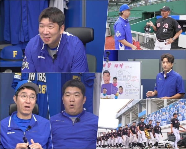 '불꽃야구' 신재영, 출근하자마자 파이터즈의 시선 한 몸에! ‘자숙 맵도리’ 된 사연은?