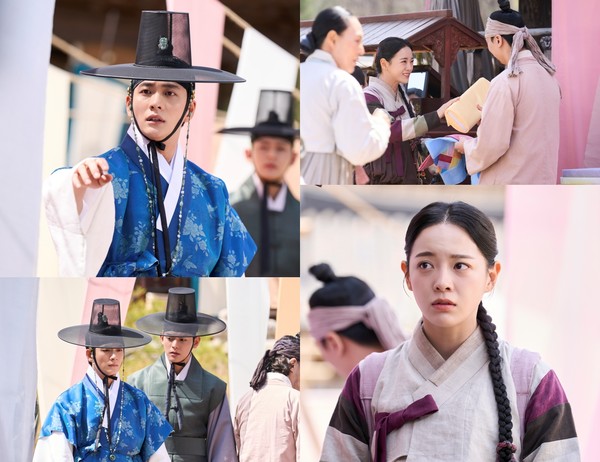 '이강에는 달이 흐른다' 강태오, 낯선 여인에게서 느낀 익숙한 그리움? 부보상 김세정 향한 아련 눈빛 발사!