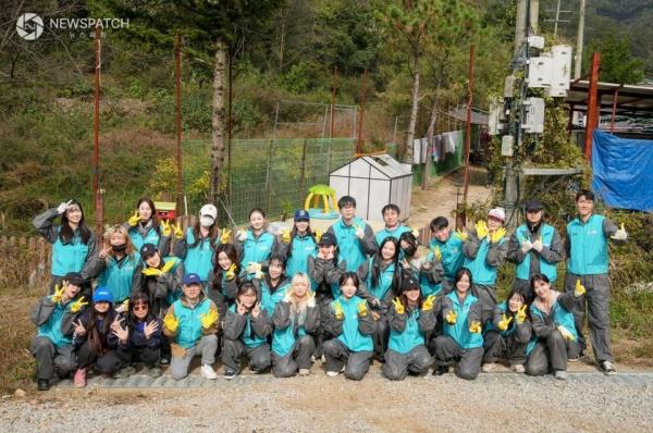bnt연예인 봉사단, 용인서 유기견 봉사 진행
