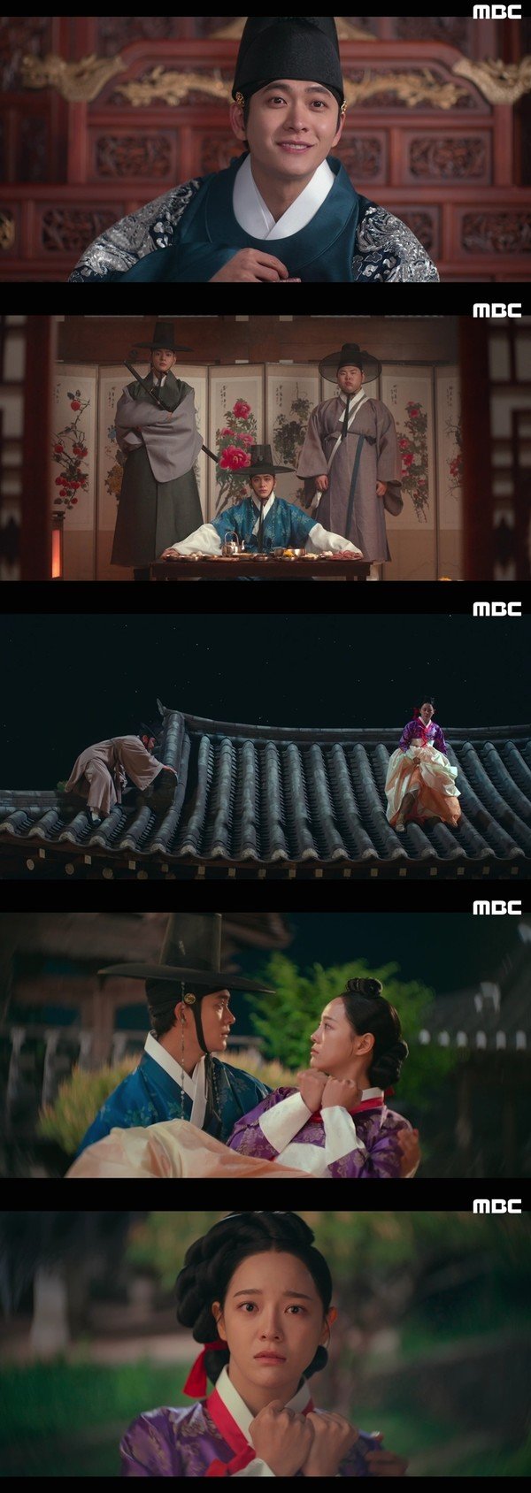 '이강에는 달이 흐른다' 강태오-김세정, 한 편의 운명 대서사시 막 올랐다! 아찔한 포옹 엔딩으로 첫 방송부터 취향 저격!