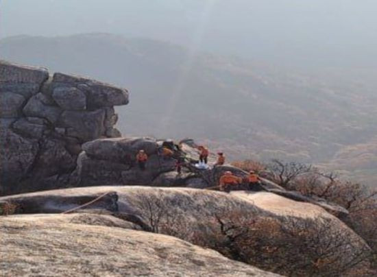 북한산 백운대서 70대 여성 등산객 추락해 사망