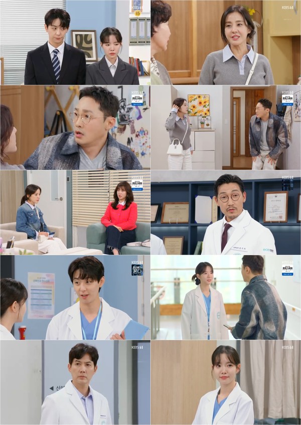 '마리와 별난 아빠들' 하승리-현우, 험난한 의국 생활 예고! 류진-공정환 사이에서 난감!