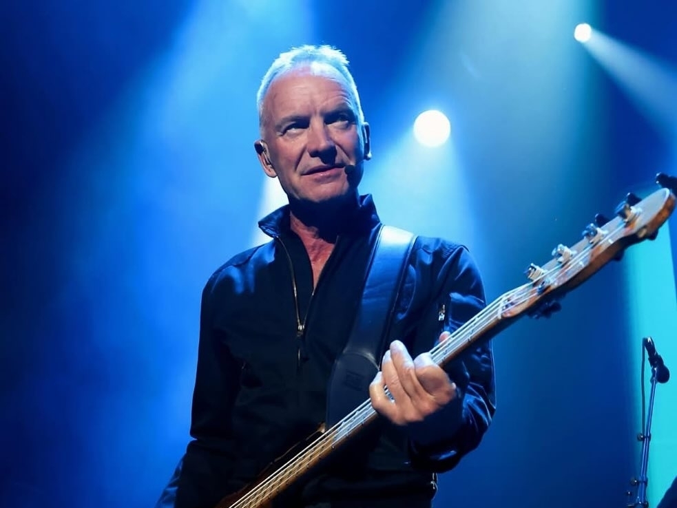 Official Facebook Capture of the British Singer-Songwriter Sting Official Facebook Capture of the British Singer-Songwriter Sting