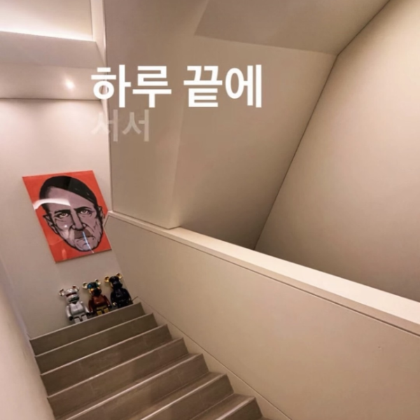 “히틀러 초상화가 벽에 떡하니”…MC몽, 인테리어 공개했다가 역사 인식 논란